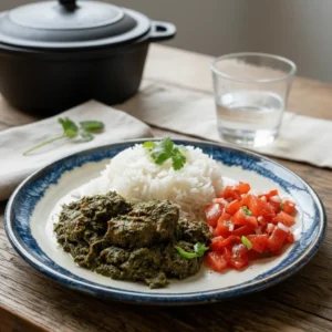 Ravitoto plat traditionnel Madagascar ambiance