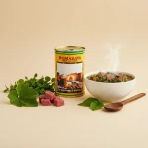 Romazava plat traditionnel Madagascar conserve packshot