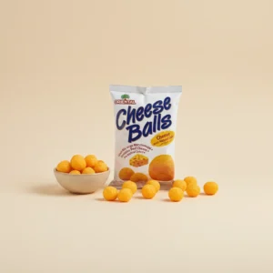 Cheese Balls snack Madagascar paquet packshot