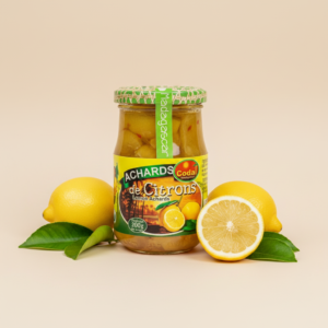 Bocal CODAL Achards de Citrons Madagascar 200g condiment malgache