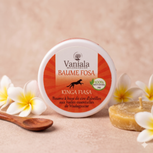 Pot Baume Fosa Vaniala Kinga Fiasa 30g 100% pur et naturel Madagascar
