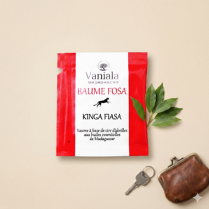 Sachet Baume Fosa Vaniala Kinga Fiasa 2g 100% pur et naturel Madagascar