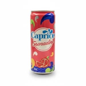 Canette Caprice Grenadine 33cl tall format Madagascar packshot fond blanc