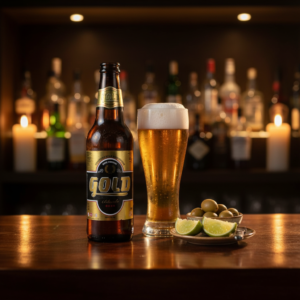 Gold Biere malgache ambiance bar lounge premium nocturne