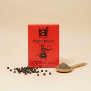 Étui Poivre Moulu TAF Madagascar 30g marque taf rouge