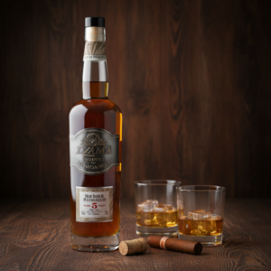 Bouteille Rhum Dzama 5 ans 70cl vieux rhum ambre Madagascar finition Cognac