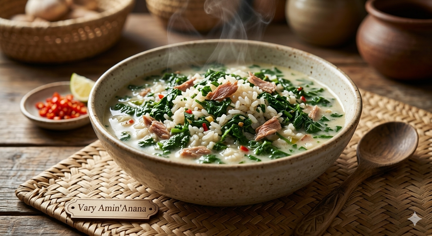 Vary amin anana - Riz aux brèdes