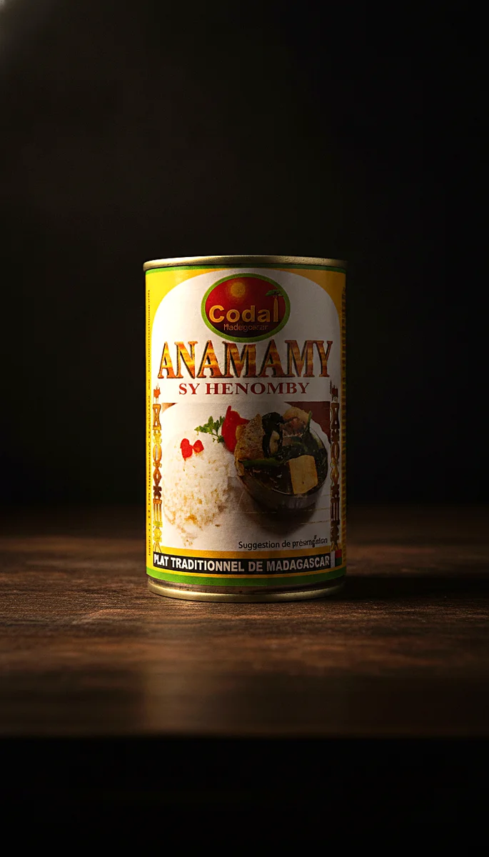 Anamamy sy Henomby CODAL 420g — Bœuf aux brèdes anamamy Madagascar