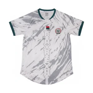 Maillot Aloalo Blanc Barea Madagascar — vue à plat