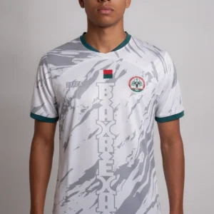 Maillot Aloalo Blanc Barea Madagascar — porté