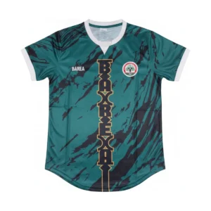 Maillot Aloalo Vert Barea Madagascar — vue à plat