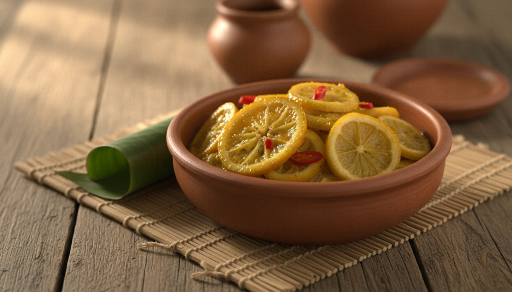 Achards de citron malgaches