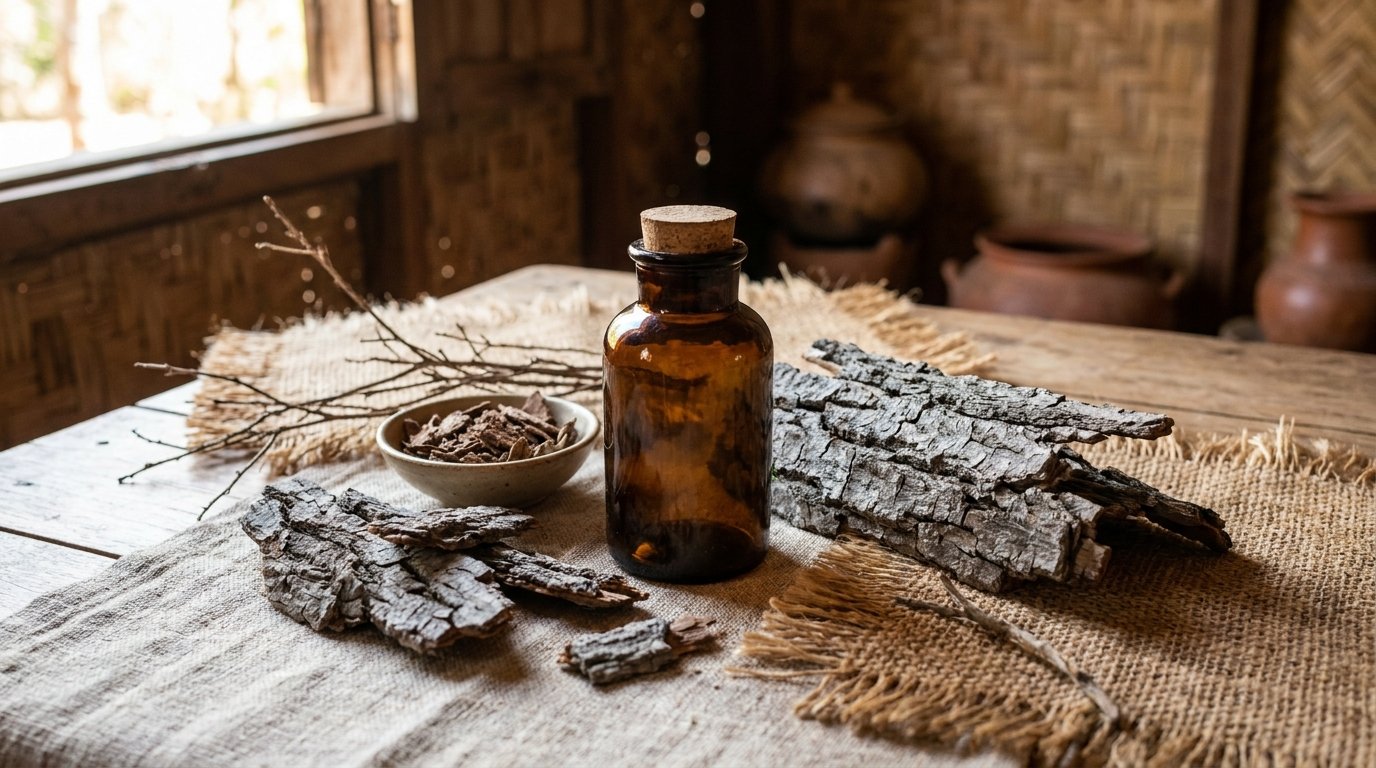 Flacon d’huile essentielle de katrafay et écorce de Madagascar