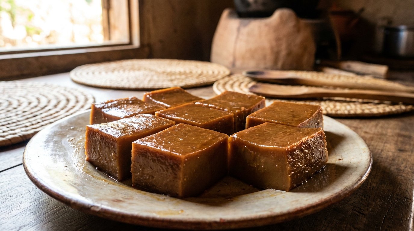 Godrogodro au coco, dessert malgache en parts