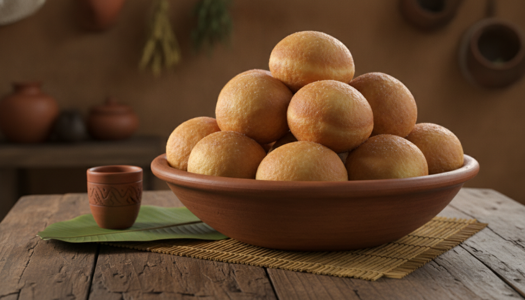 Mofo baolina, beignets ronds malgaches