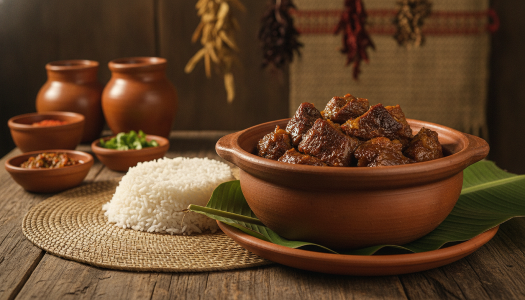 Hena ritra, viande de zébu mijotée à la malgache
